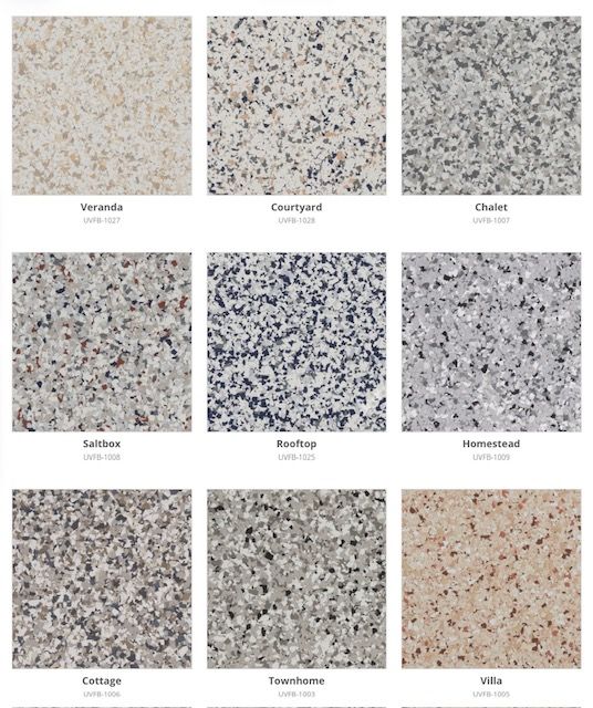 Color Flake Charts