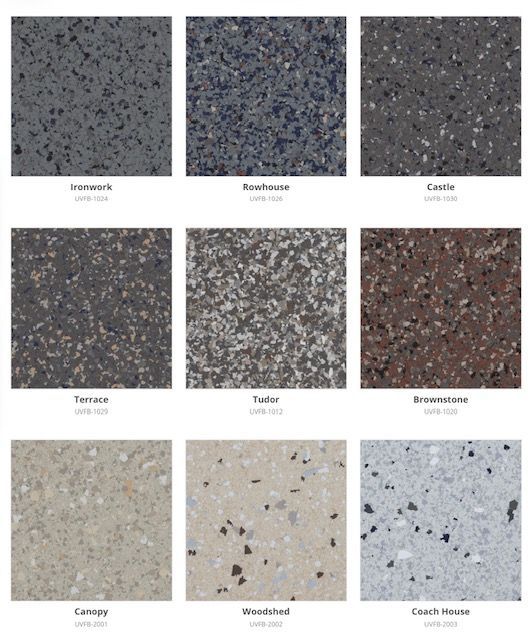 Color Flake Charts