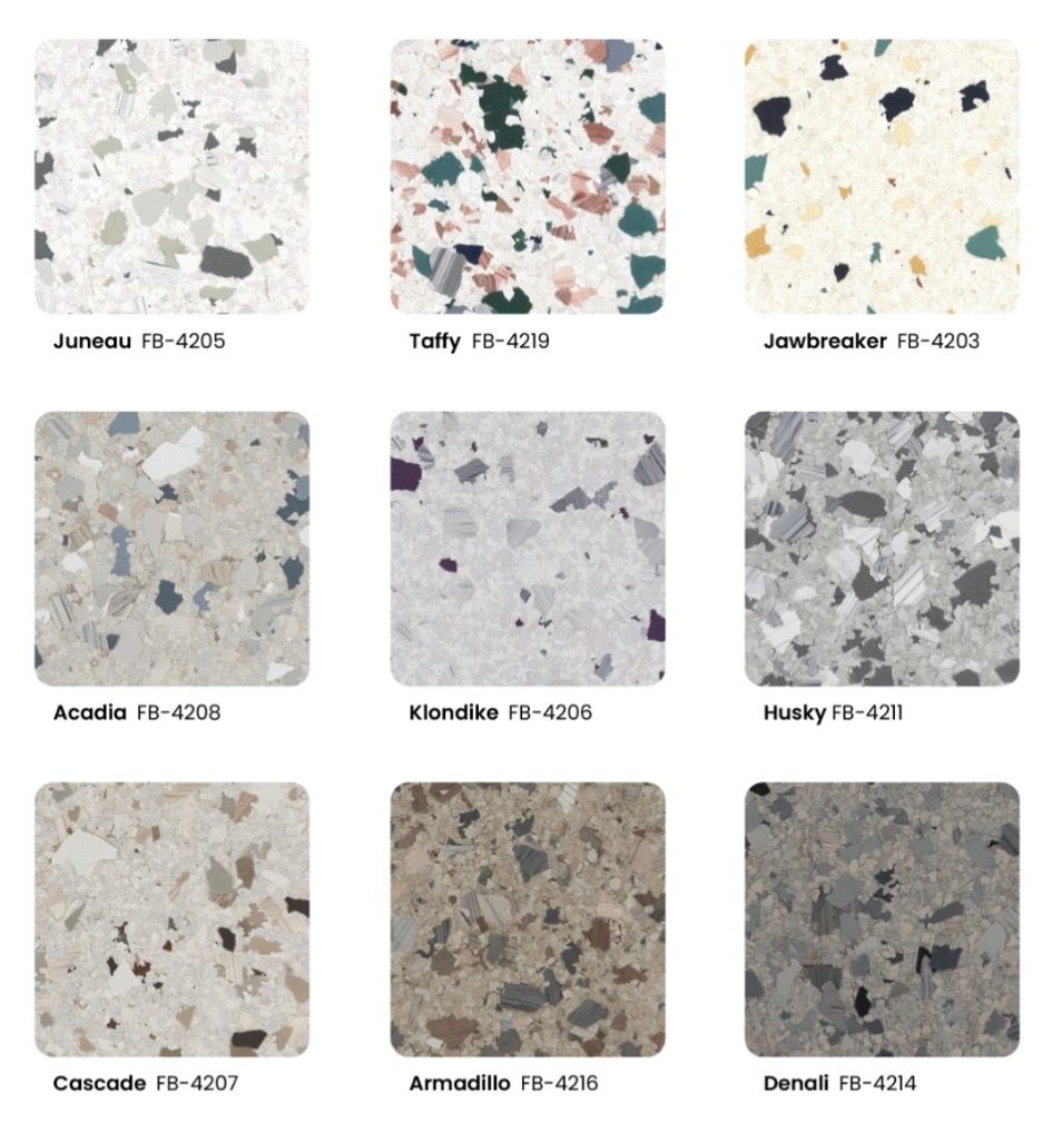 Color Flake Charts