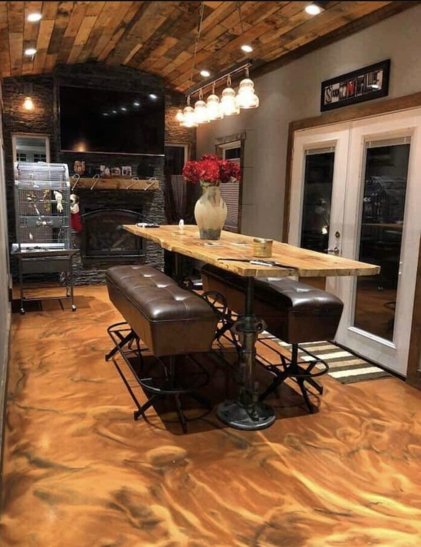 Metallic Reflector Enhancer Concrete Flooring Offered  With Epoxy and Polyaspartic Urethane.