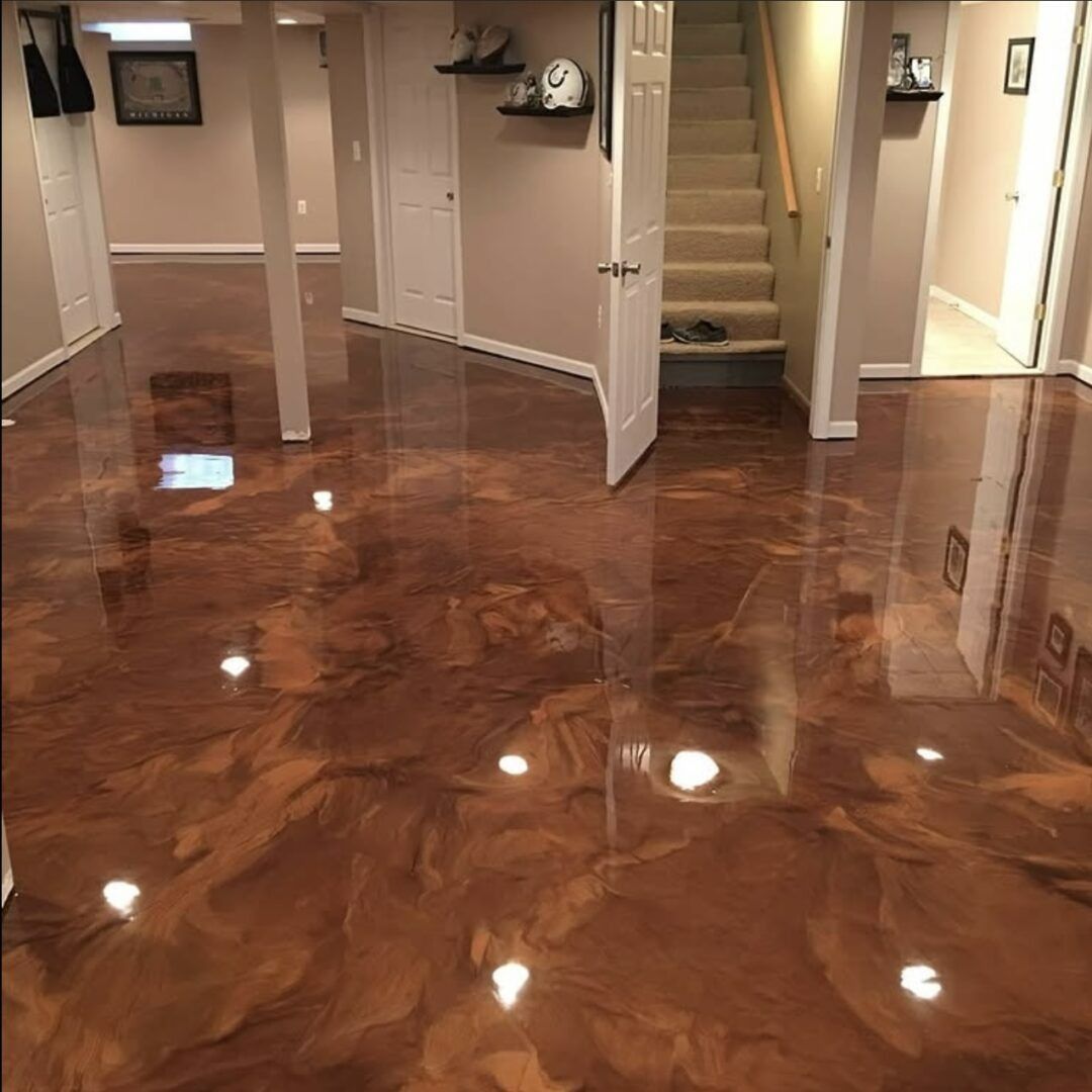 Metallic Reflector Enhancer Concrete Flooring Offered  With Epoxy and Polyaspartic Urethane.