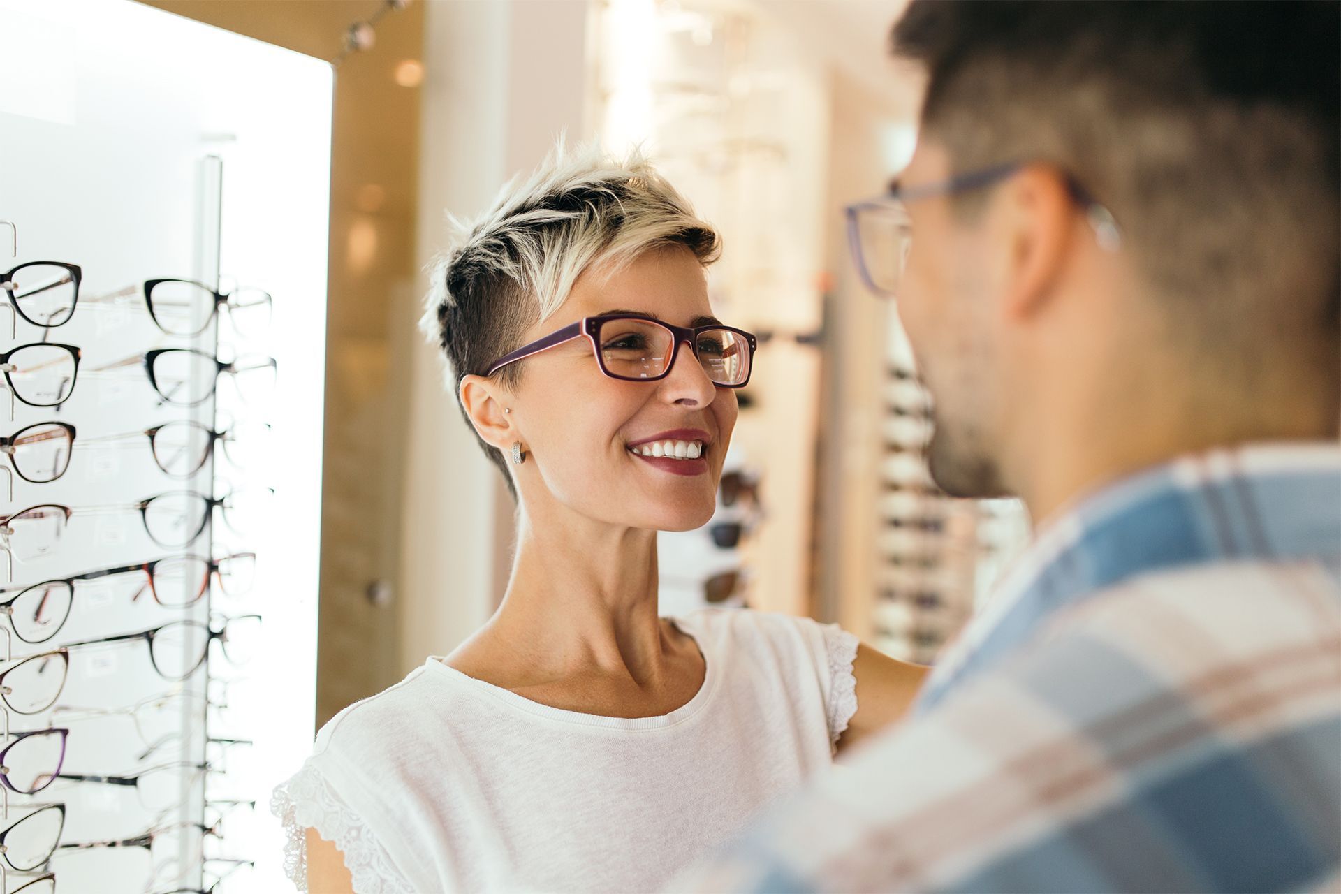 Couple With Their New Eyewear