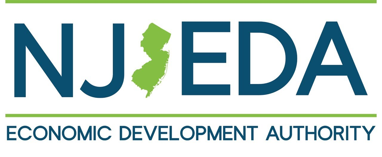 NJEDA logo: Blue text 