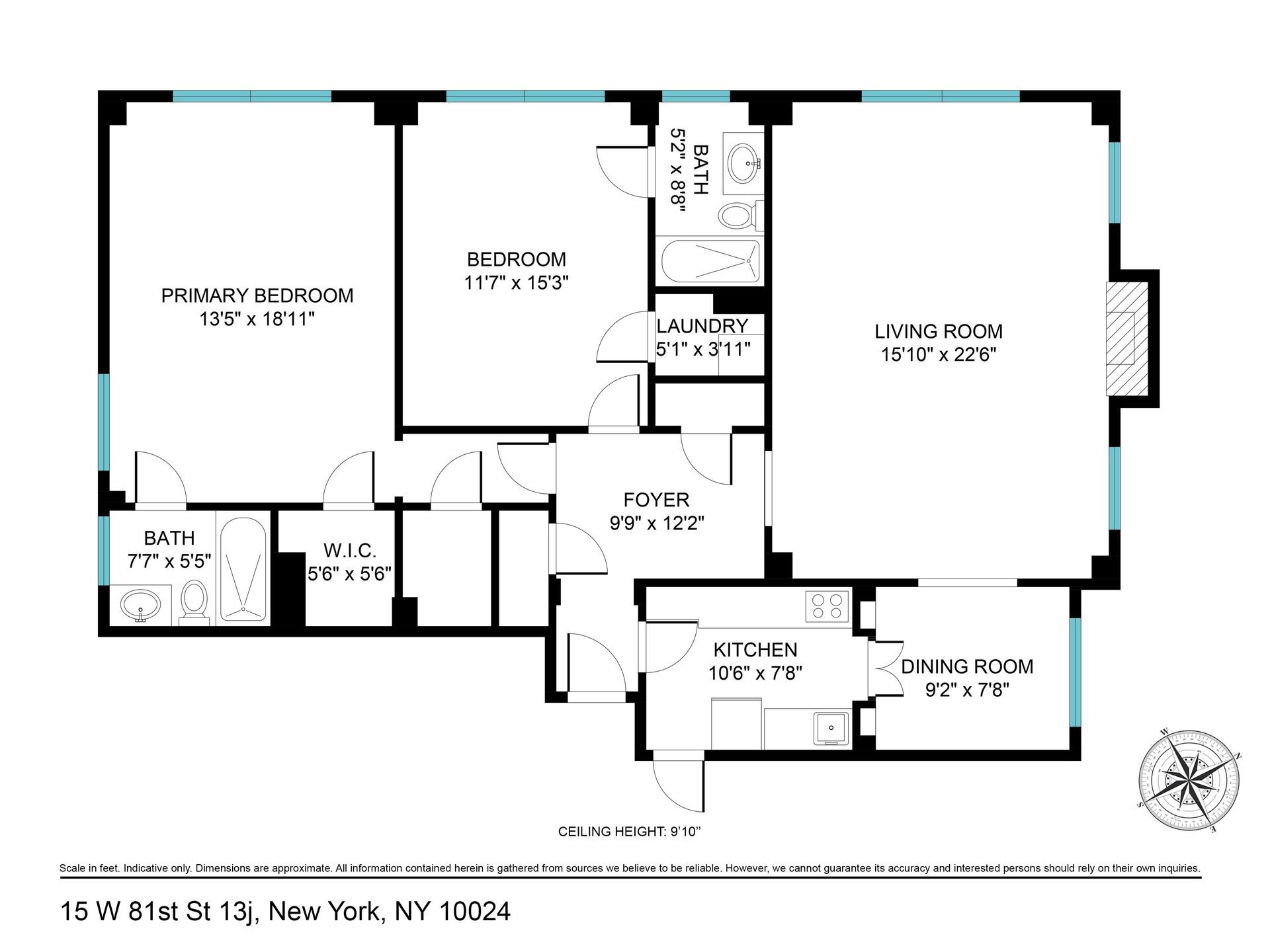 A black and white floor plan of a house in new york city.