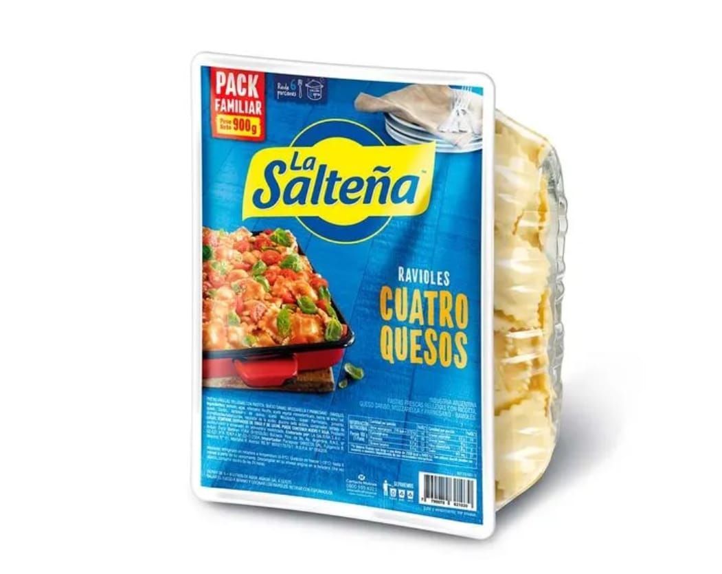 Package of La Salteña ravioli 