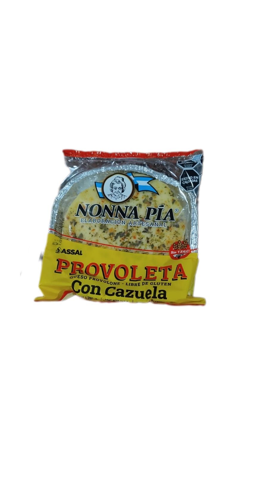 Paquete amarillo de queso Provoleta 