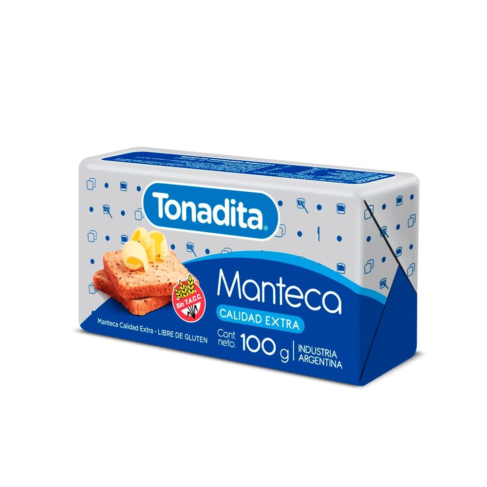 Paquete de mantequilla etiquetado 