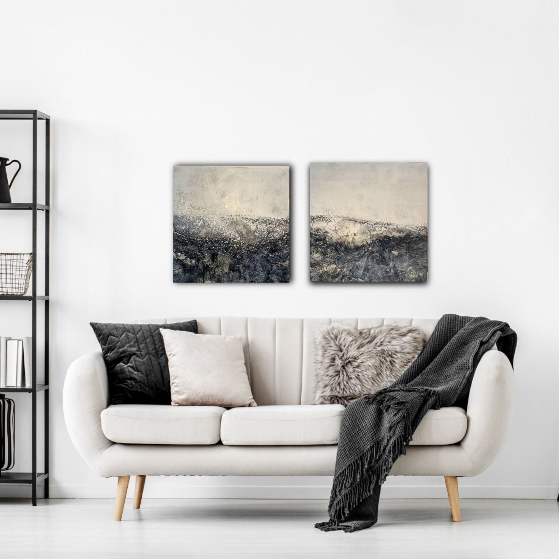 winter mood je 50/50cm - bb-art.ch
Acrylbild abstrakt, Mixed Media, Atelier & Galerie - Brigitte Bieri - Rorschach
