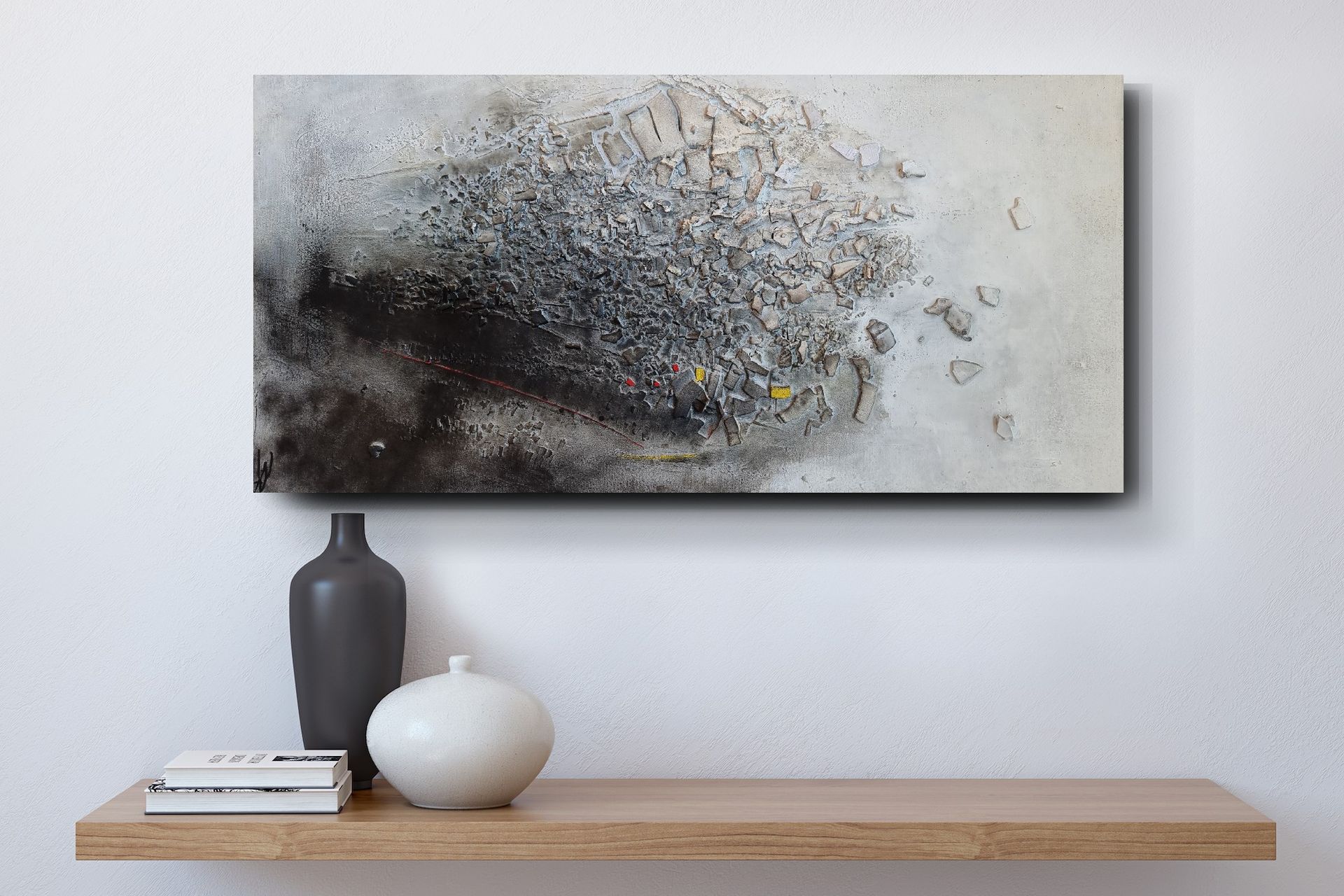 break out 40/80 cm - bb-art.ch - Atelier & Galerie - Bad Ragaz
Acrylbild abstrakt, Mixed Media
