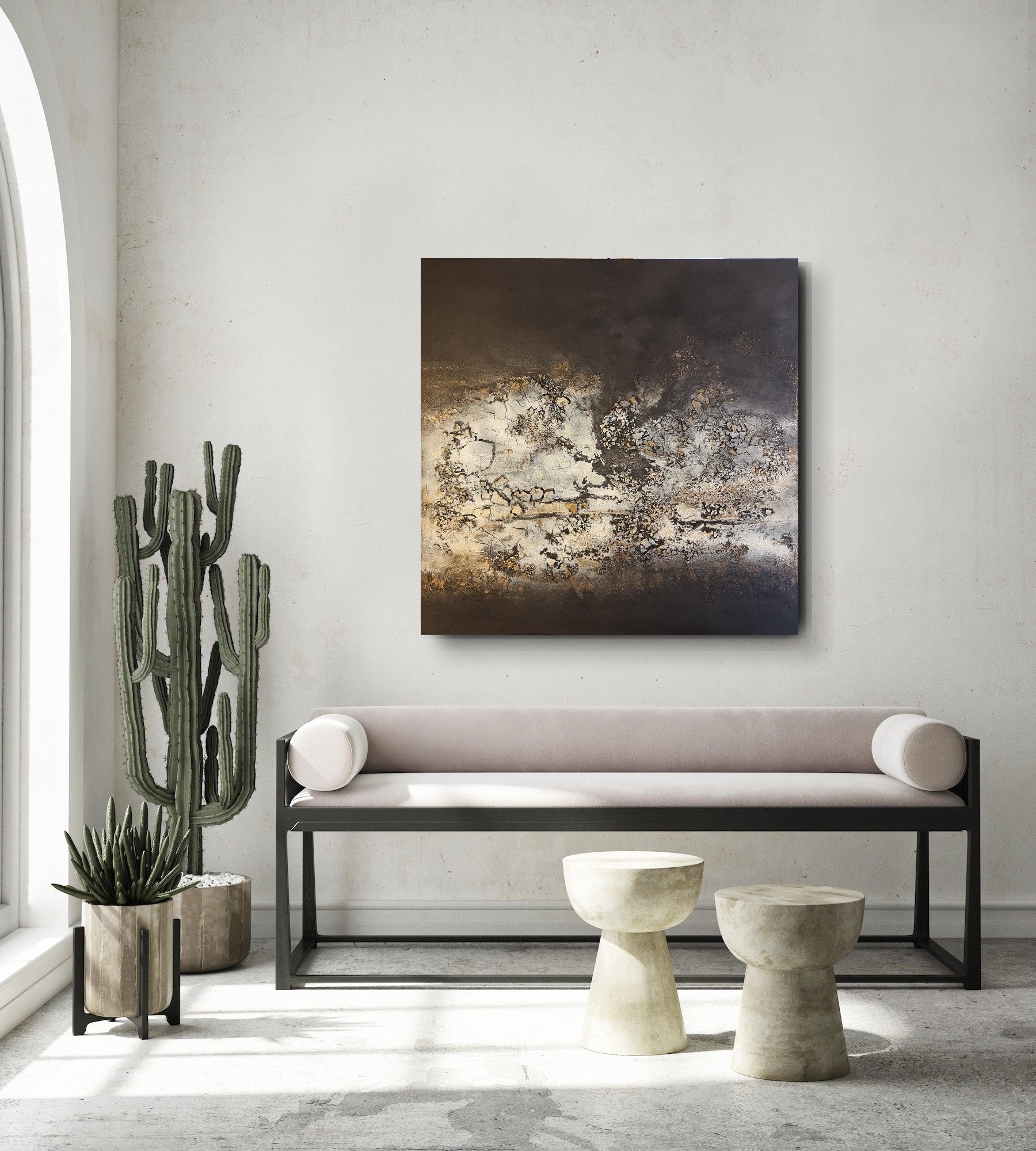 winter night 100/100cm - bb-art.ch
Acrylbild abstrakt, Mixed Media, Atelier & Galerie - Brigitte Bieri - Rorschach