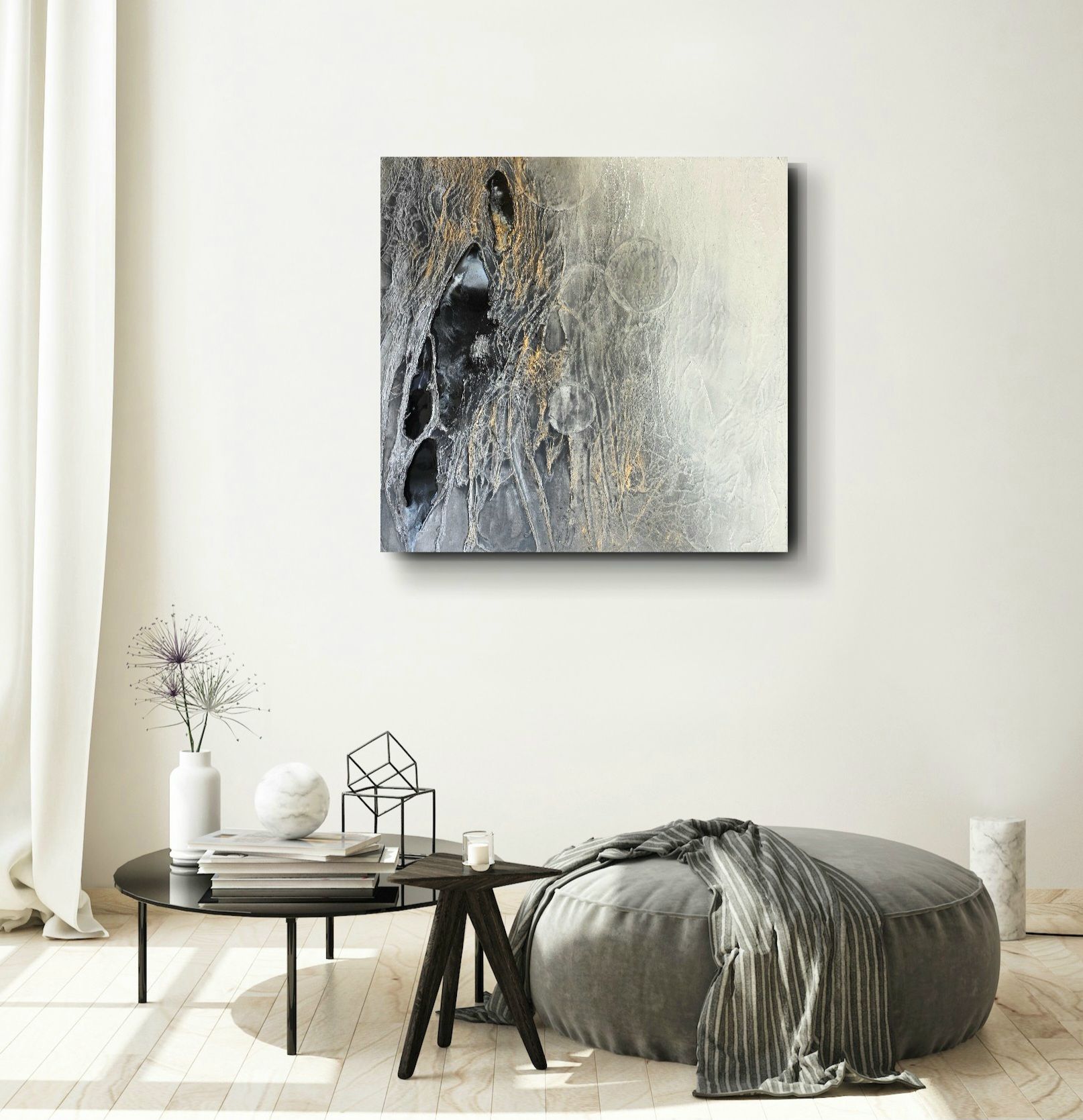 - confused dreams - 80/80cm - bb-art.ch
Acrylbild abstrakt, Mixed Media, Atelier & Galerie - Brigitte Bieri - Rorschach
