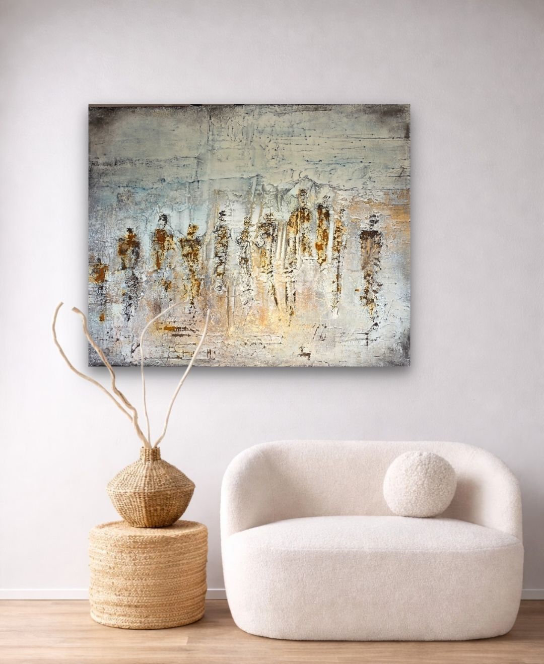 - people - 100/80cm - bb-art.ch
Acrylbild abstrakt auf Leinwand, Mixed Media, Atelier & Galerie - Brigitte Bieri - Rorschach