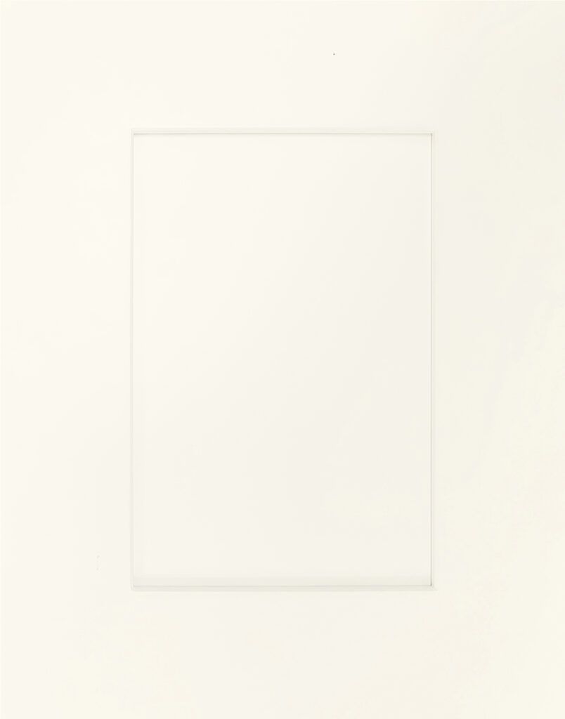 Blank white rectangular page centered on a light cream background