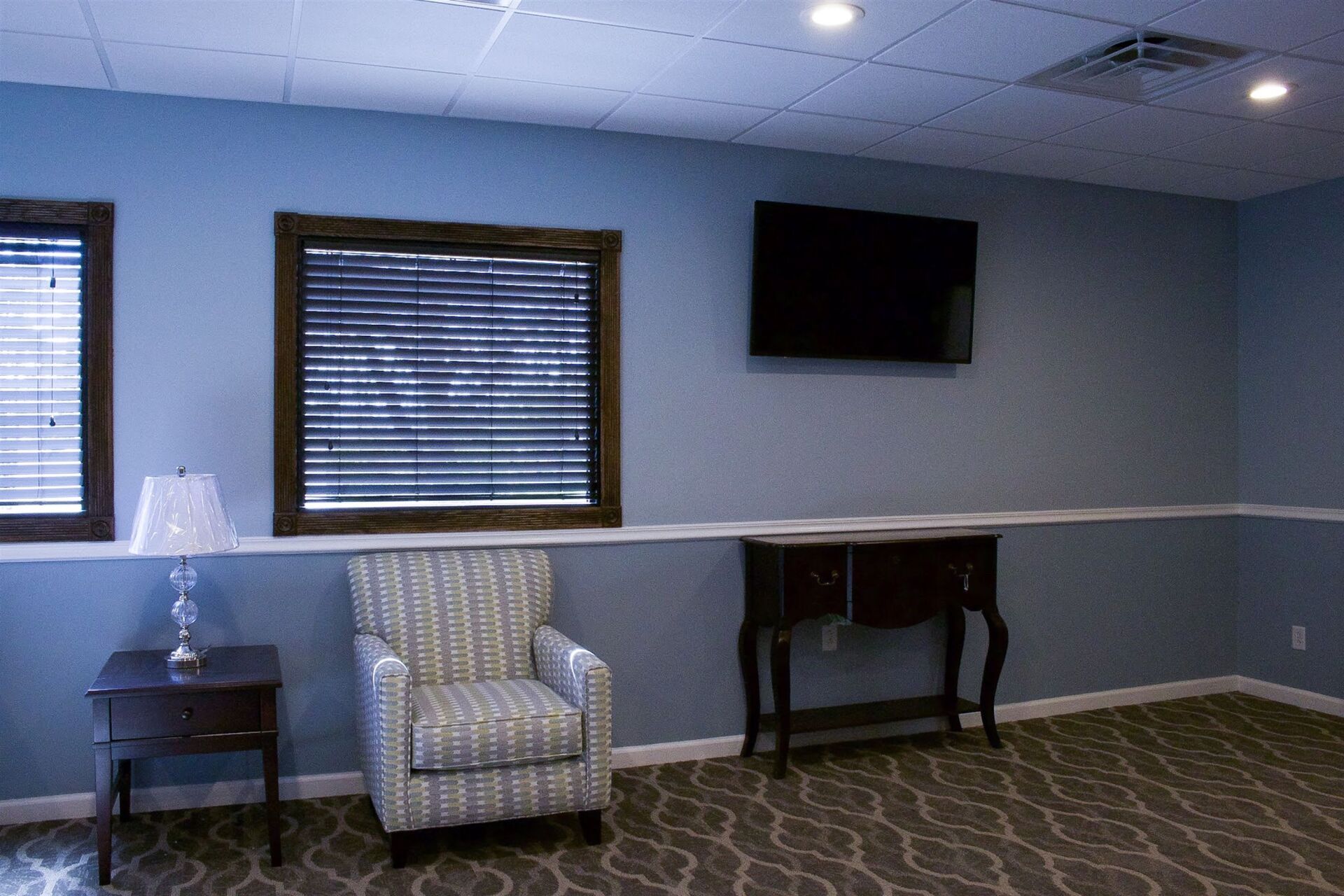 funeral home facility mountain room