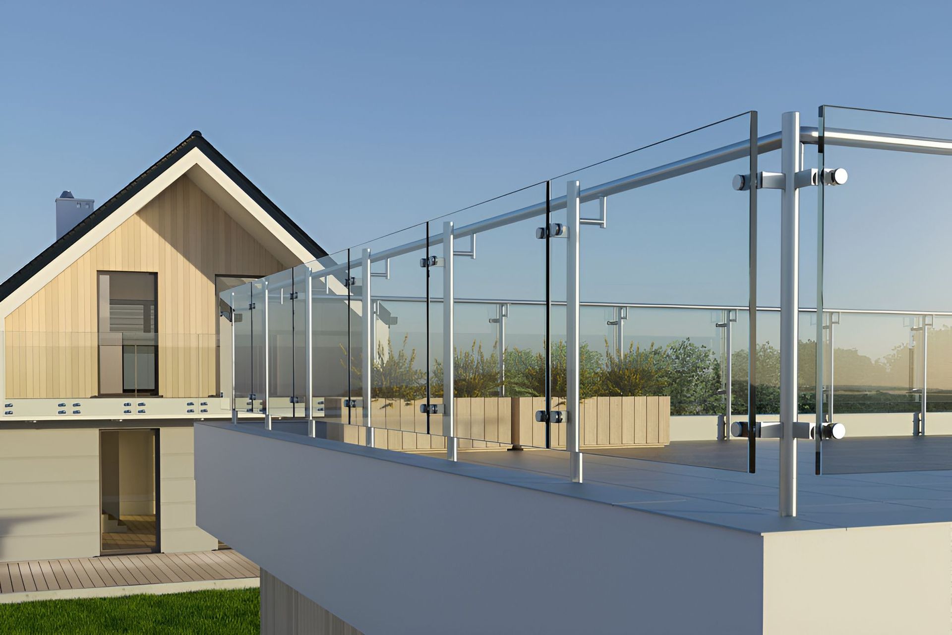 A Concrete Walkway Leading to a Garage Under a Covered Area — Whitsunday Architectural Windows & Doors in Proserpine, QLD