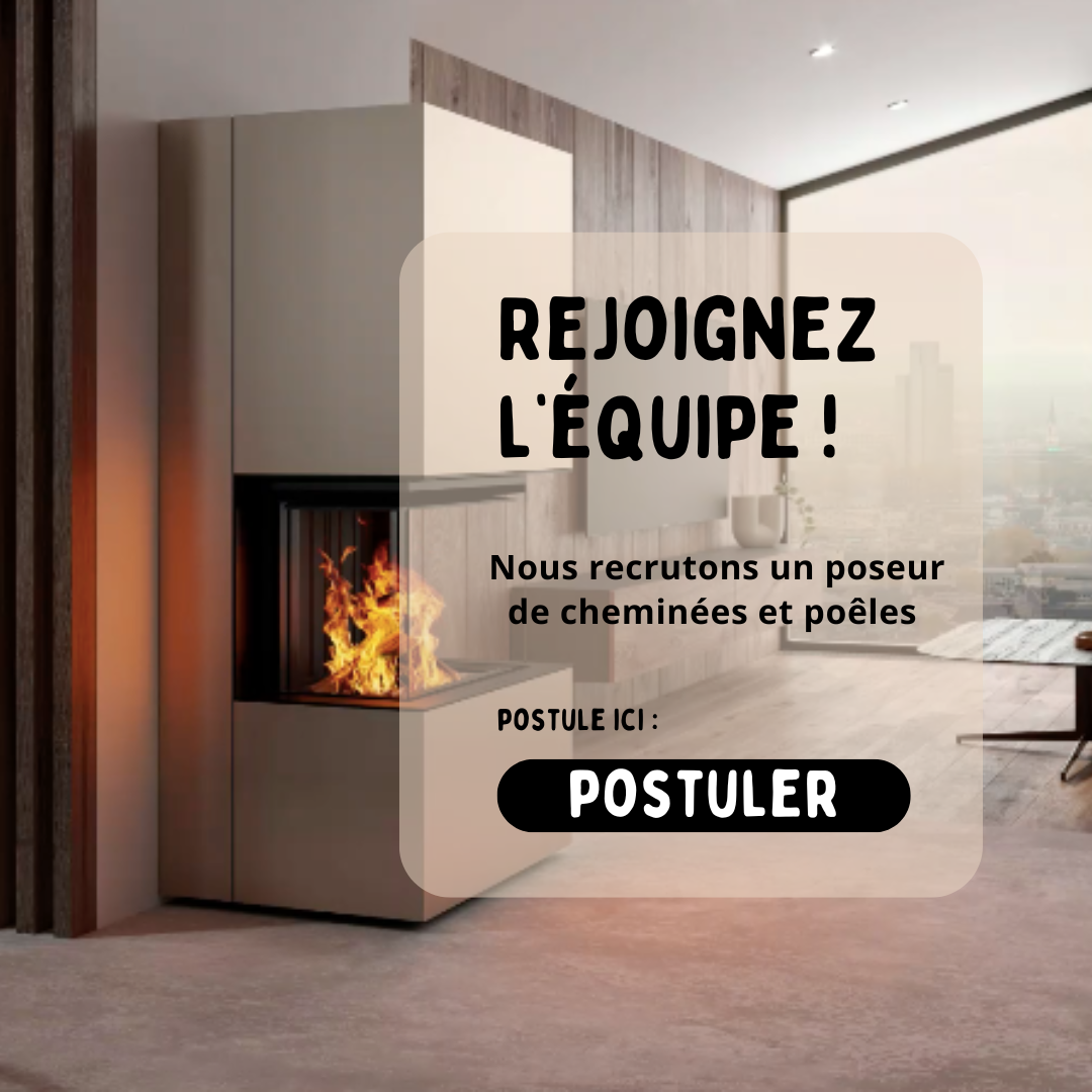 ✨ Nous recrutons ! ✨
Vous êtes passionné par les cheminées et souhaitez rejoindre une équipe dynamique ? Nous cherchons un poseur de cheminée talentueux pour agrandir notre famille.
Intéressé(e) ? Envoyez-nous votre CV et lettre de motivation à Langueux@stumoe.fr OU postuler sur HELLOWORK
Rejoignez-nous pour chauffer les cœurs et les foyers !