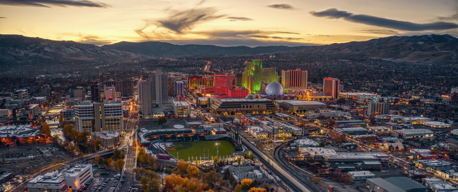Reno NV city view