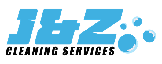 A-Z Cleaning Services logo in blue and black with stylized bubbles