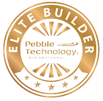 Gold Elite Builder seal. Text: 