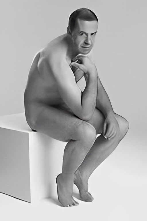 Professional male life drawing model
