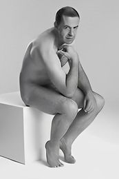 Professional male life drawing model