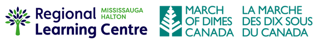 A logo for the regional learning centre in canada