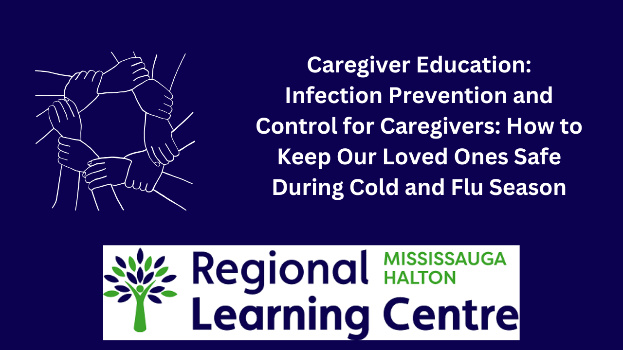 A blue background with the words regional learning centre on it