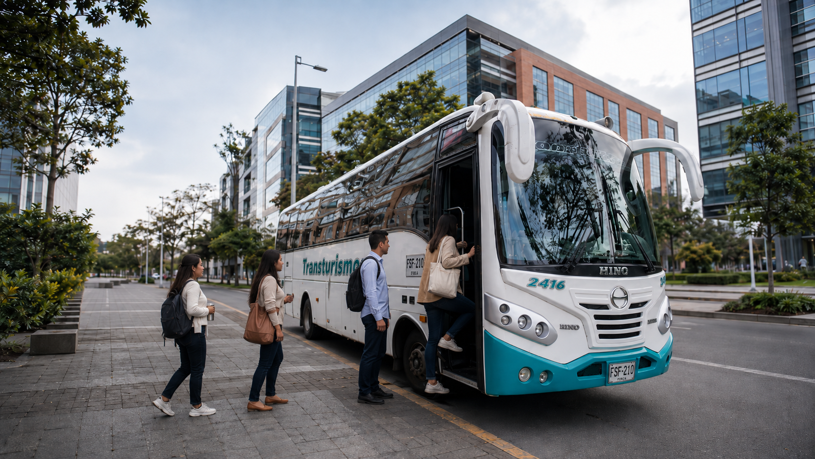 Servicio de transporte empresarial en Bogotá para traslado seguro de personal y clientes corporativo