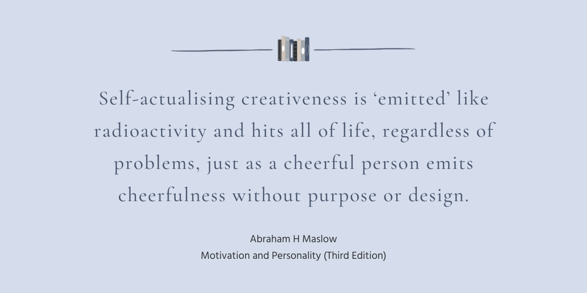 The Sole Trader Archetype (according to Abraham Maslow) - Sue Cartwright AInstAM, Sole Trader Services