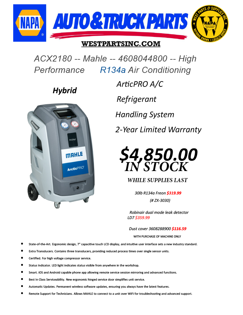 Local Deals at West Parts and Supplies!