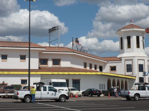 tile roofing at Uni-Trade Stadium in Laredo, Texas. 