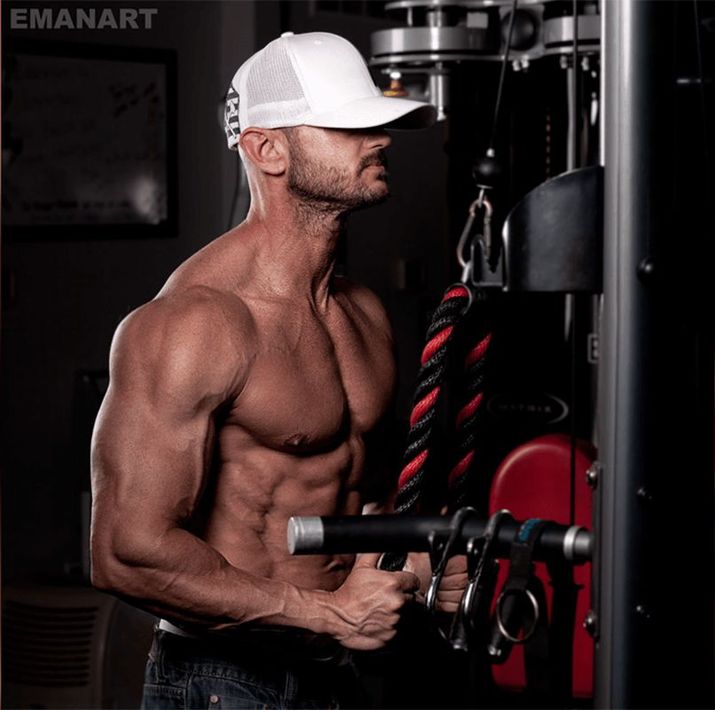 Joe’s Gym Man Working Out