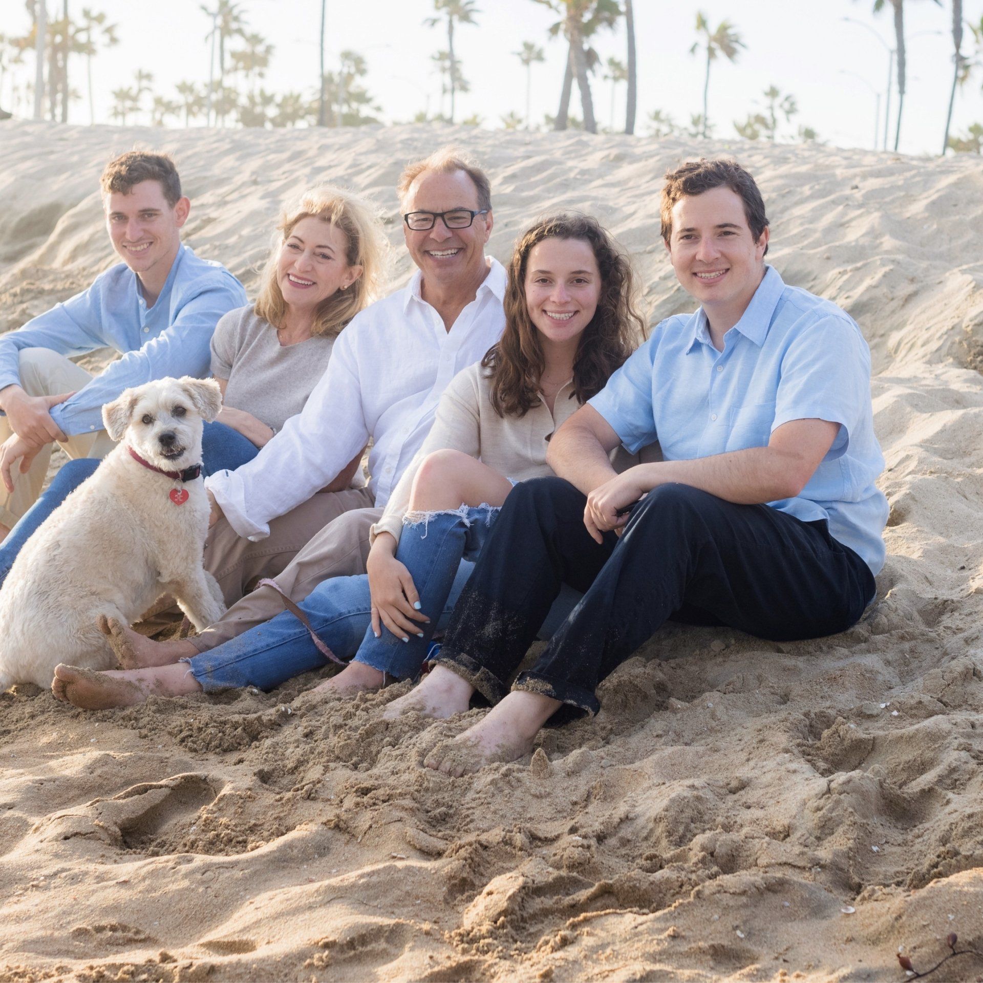Newport Beach family portraits at the Newport Beach pier.