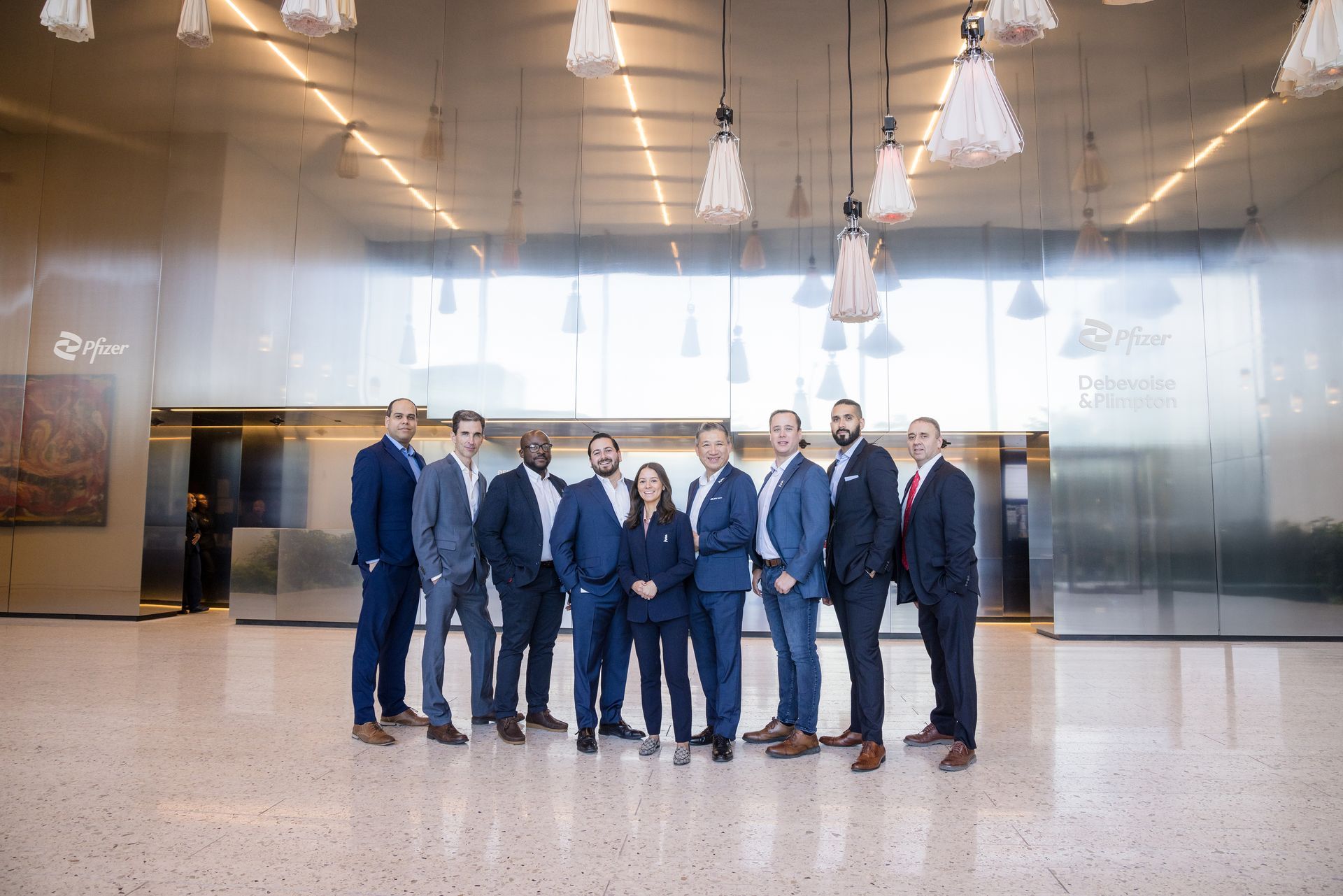 Team headshots for an entire company photographed on-site in Orange County