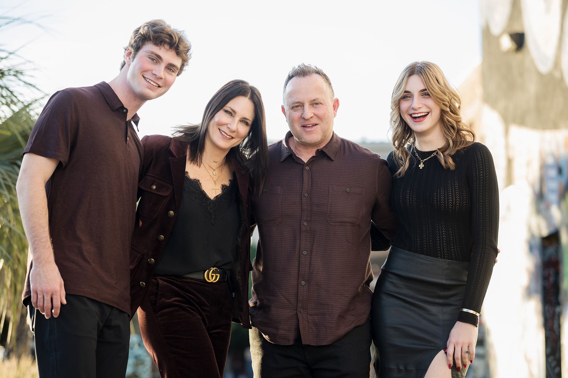 High-energy family session at the Grand Central Art Center in Santa Ana.