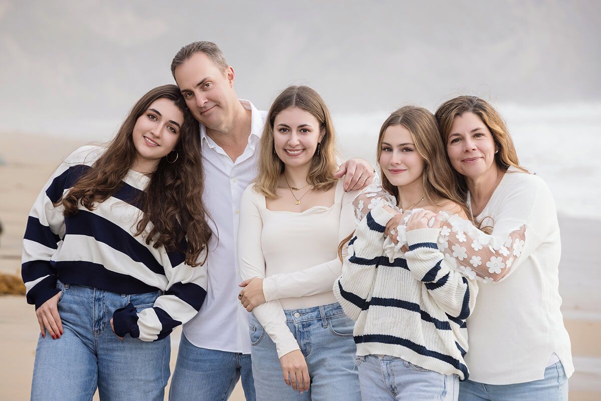 Family portrait at the Ritz-Carlton Laguna Niguel