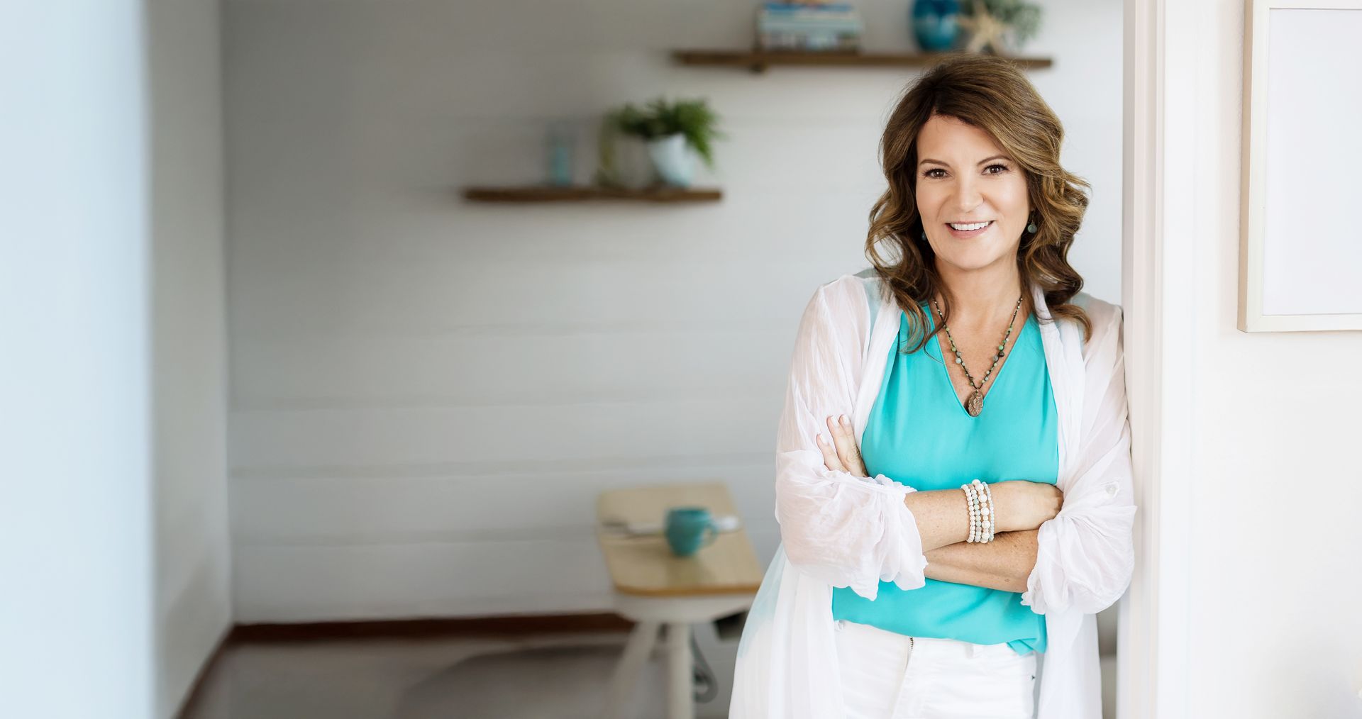 Investment professional branding portrait in a bright office
