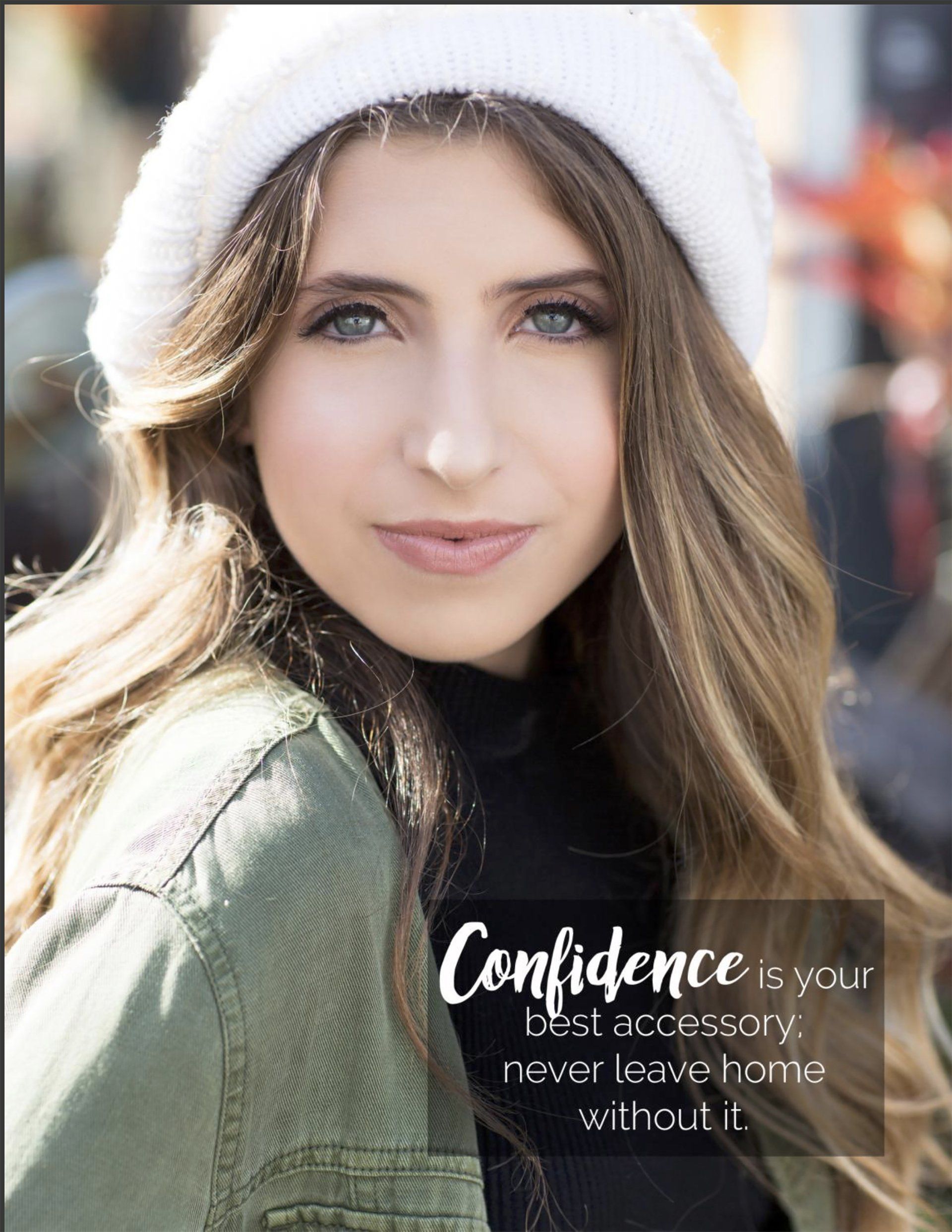 Orange County senior photographer — a senior in a stylish hat, styled and ready for her session