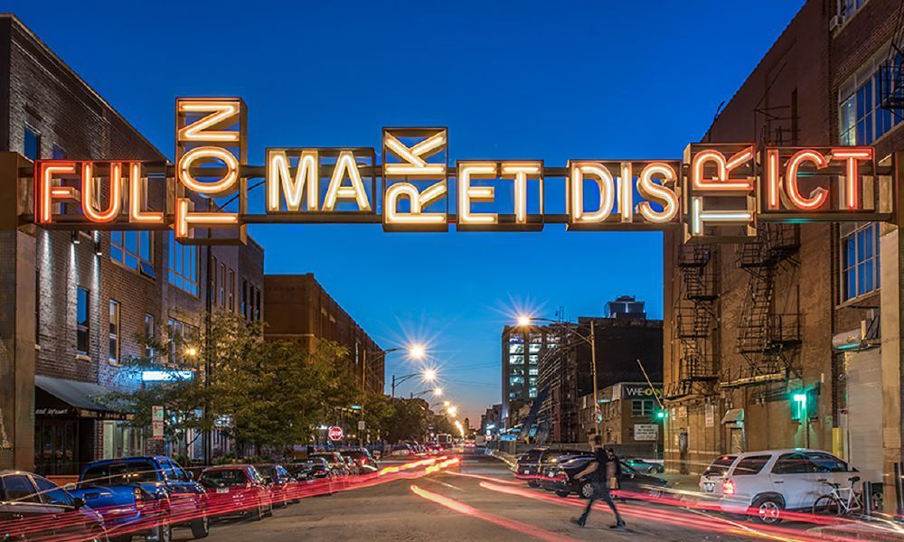 Fulton Market District of Chicago, IL