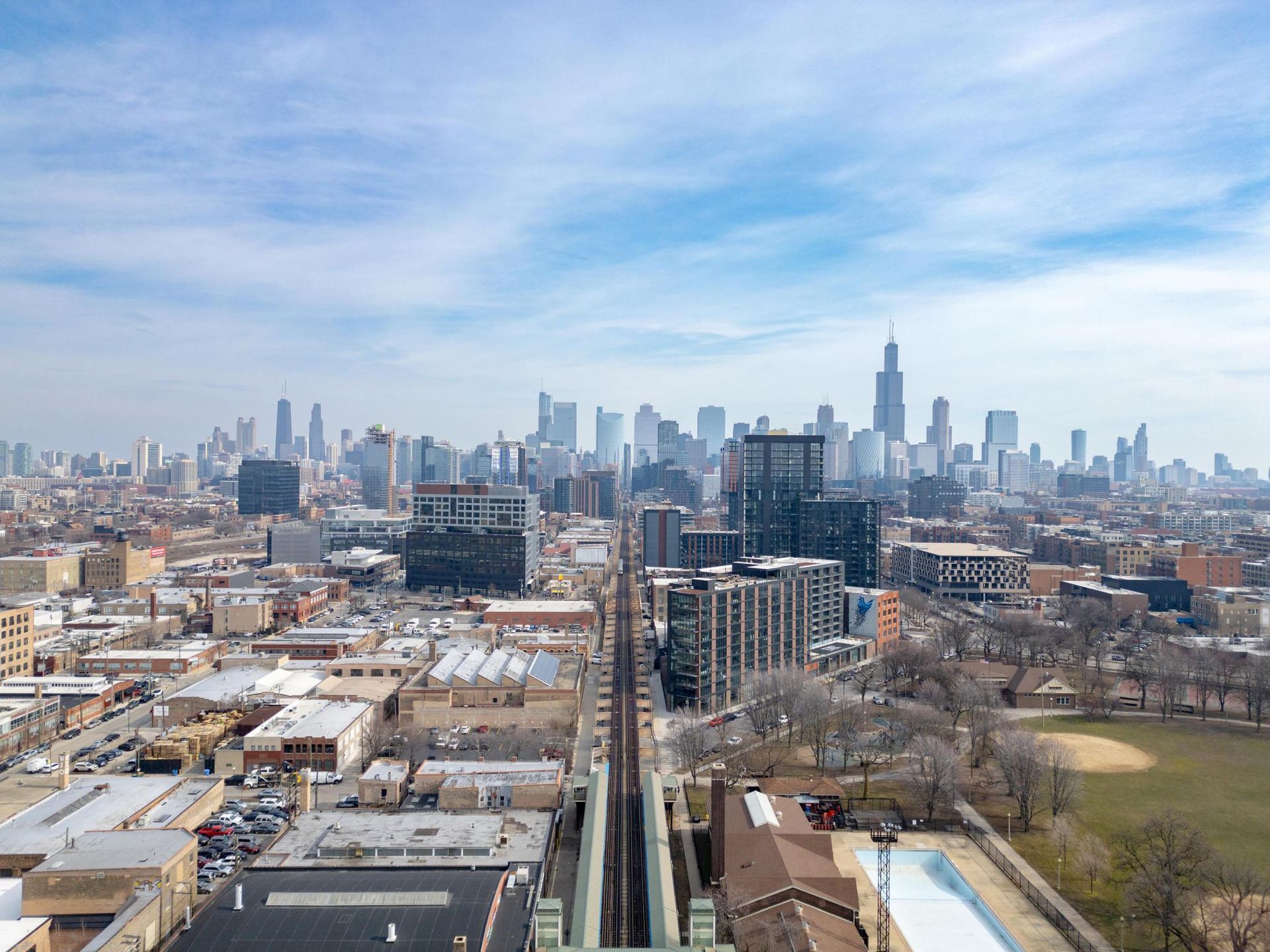 view of the Chicago skyline