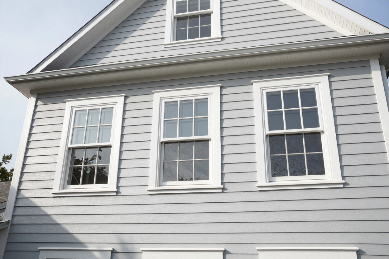 Completed full-house window replacement on two-story colonial home