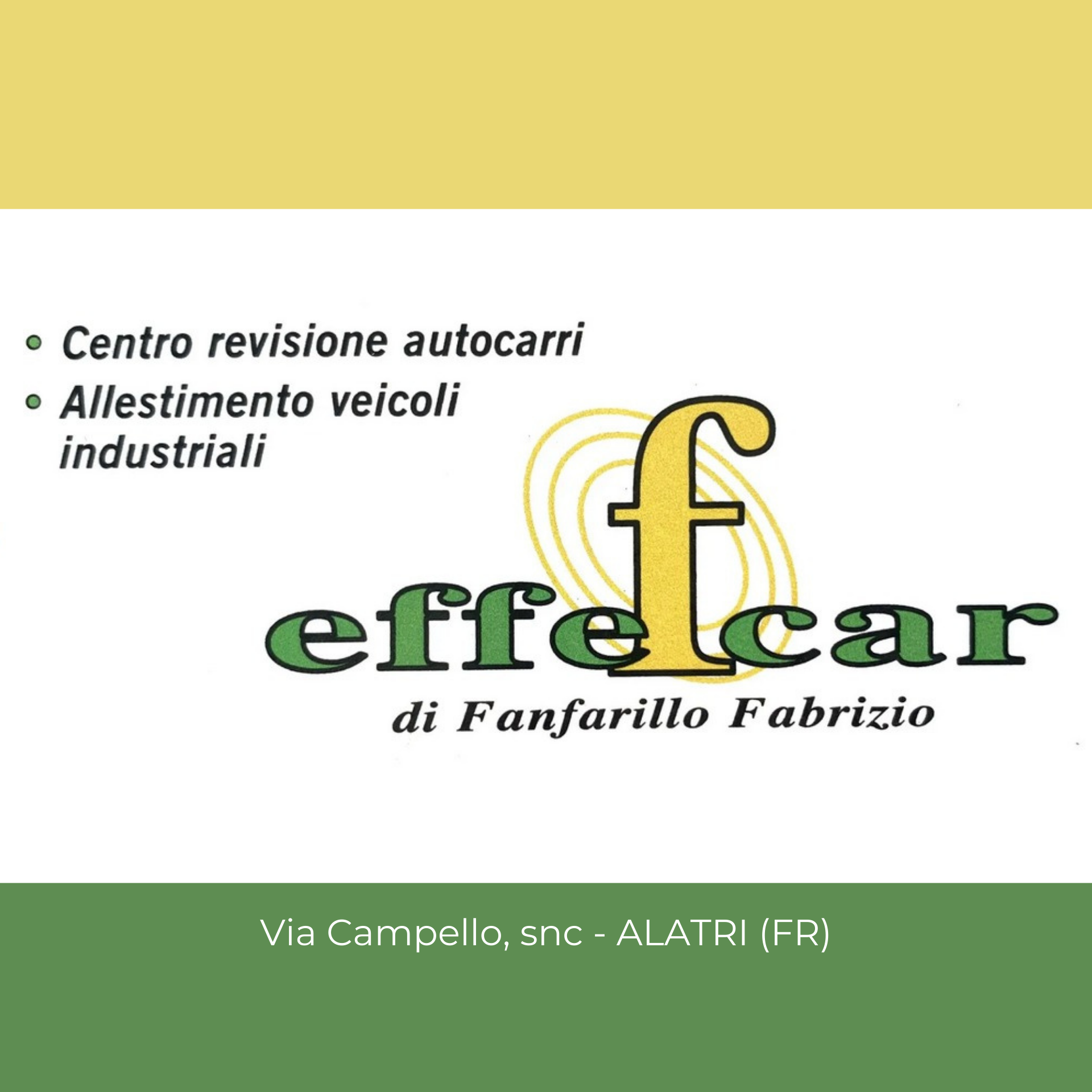 Effecar - Sponsor Olimpiadi Victoria