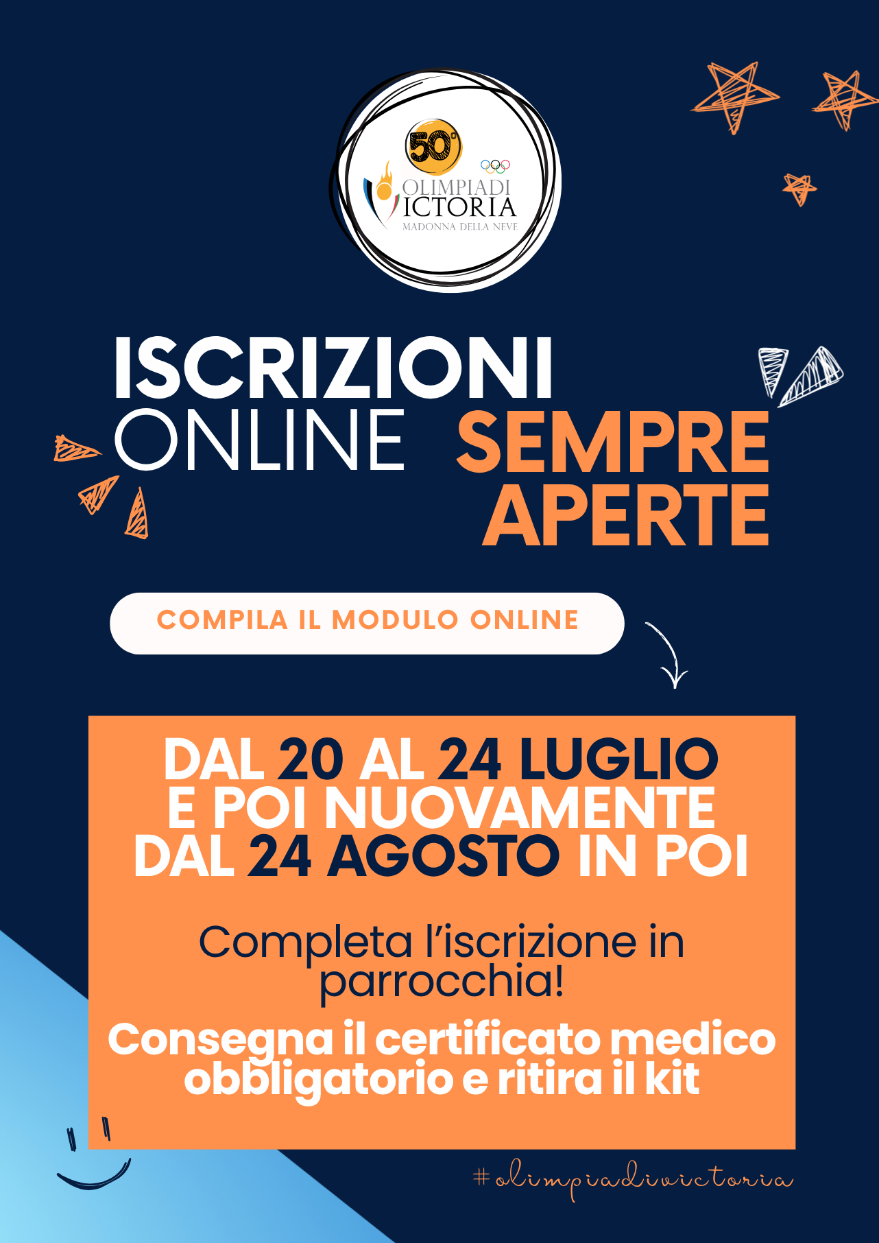 iscrizioni online sempre aperte olimpiadi victoria