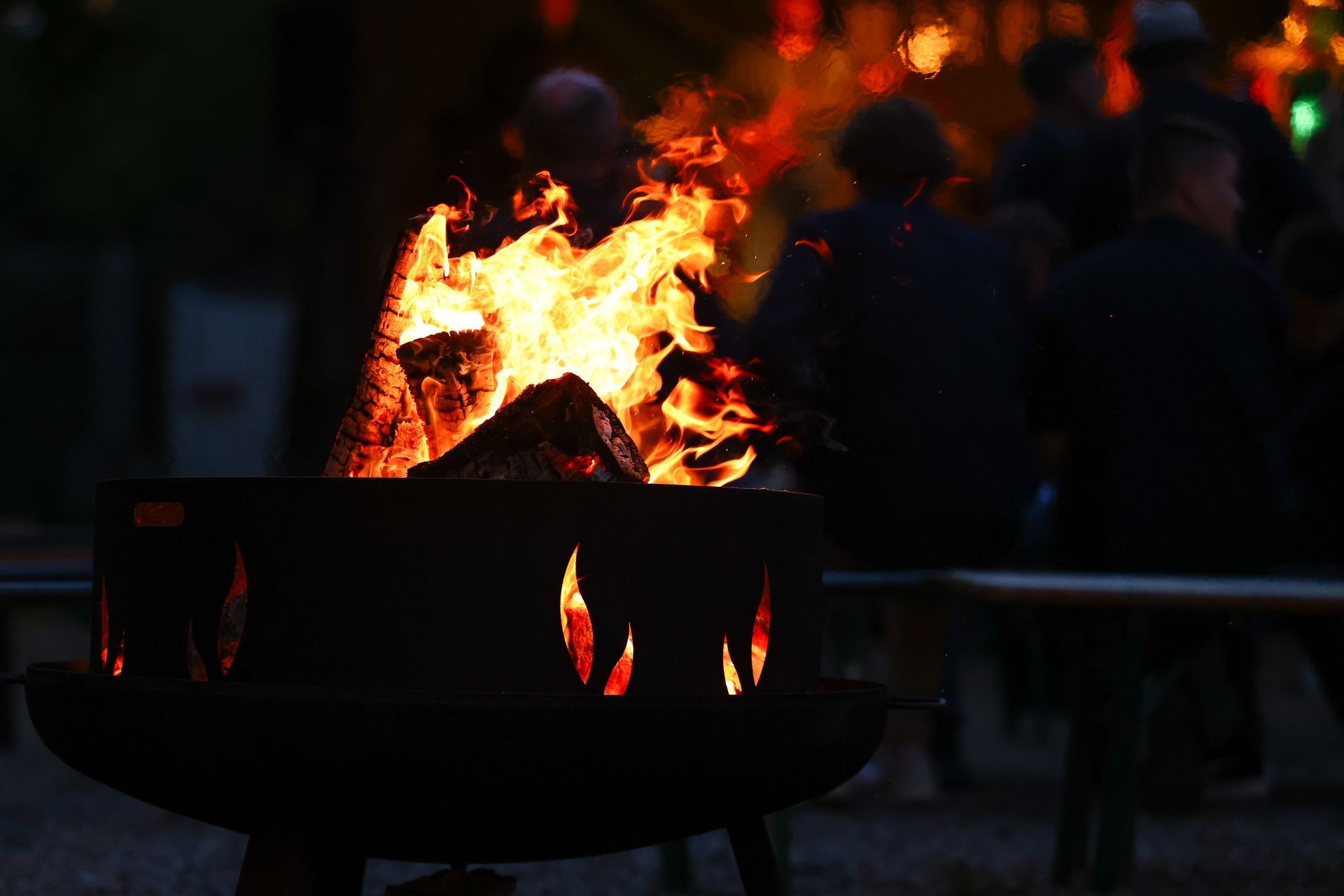 Feuer bei Nacht