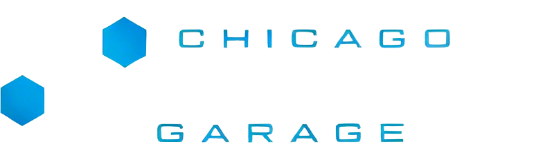 Chicago Ceramic Garage Logo White