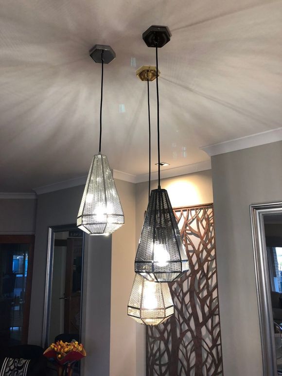hanging lights on the roof