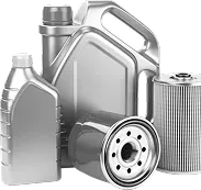 Oil Change Service Bottles and Filter | Hometown Tire & Service