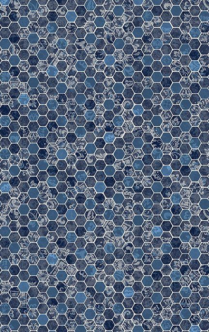 Honeycomb Mosaic All Over Pattern
