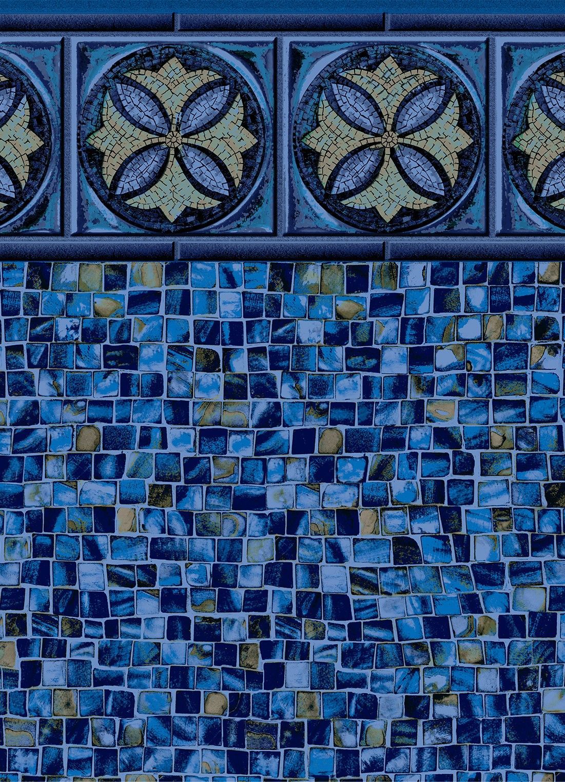 Water Lily Tile/Ocean Mist Floor
