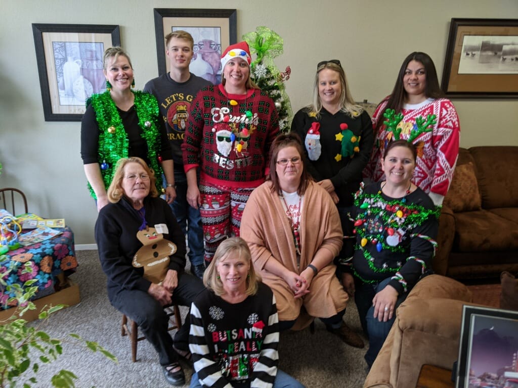 Aztec Abstract Staff Christmas Party